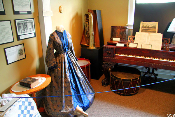 Civil War collection at John Brown House. Akron, OH.