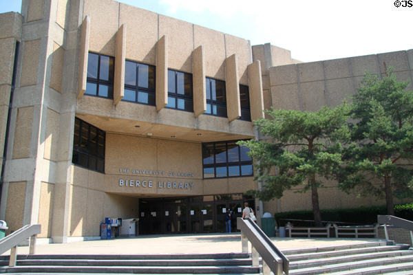 Bierce Library (302 Buchtel Common) at University of Akron. Akron, OH.