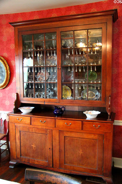 Sideboard in dining room at Sherwood-Davidson House. Newark, OH.