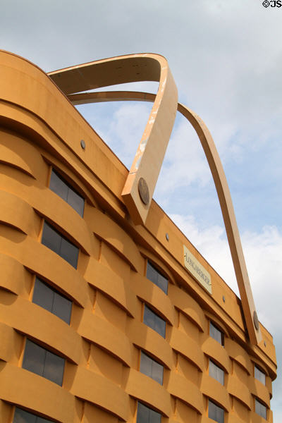 Facade of Office Building of Longaberger Co. which makes baskets. Newark, OH.