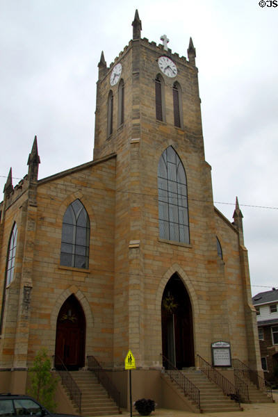 St Thomas Aquinas Church (1842) (144 N. 5th St.). Zanesville, OH.