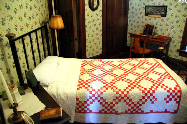 Jamie Thurber bedroom at The James Thurber House. Columbus, OH.