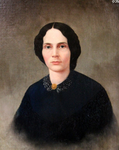 Portrait of Sophia Kelton (1819-88) at Kelton House Museum. Columbus, OH.