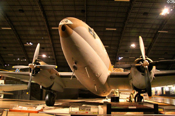 Curtiss C-46D Commando (1940) cargo plane at National Museum of USAF. Dayton, OH.