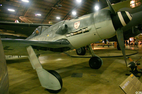 German Focke-Wulf Fw 190D-9 (1939-43) fighter at National Museum of USAF. Dayton, OH.