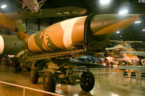 German-designed V-2 rocket (1945) at National Museum of USAF. Dayton, OH.