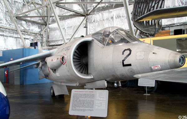 Hawker Siddeley XV-6A Kestrel (1961) VTOL evolved into the Harrier at National Museum of USAF. Dayton, OH.