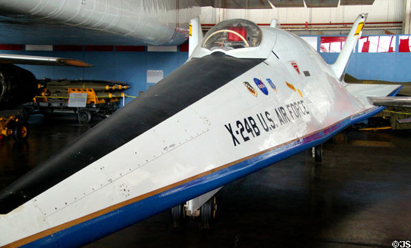 Martin X-24B (1972) wingless landing spacecraft prototype at National Museum of USAF. Dayton, OH.