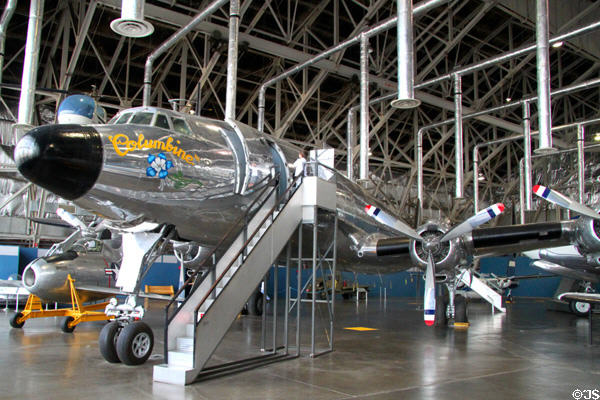 Lockheed VC-121E Columbine III (1954-61) used by President Dwight Eisenhower at National Museum of USAF. Dayton, OH.