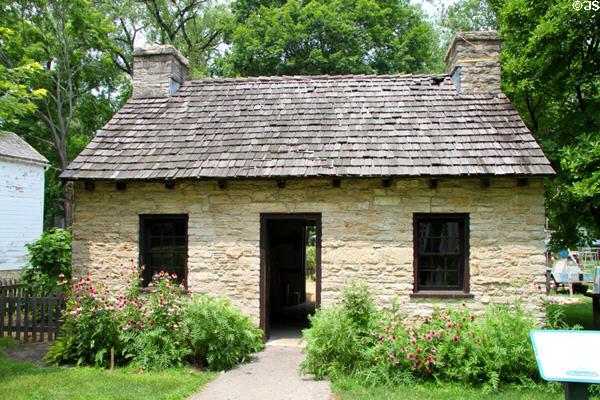 William Morris House (c1815) at Carillon Historical Park. Dayton, OH.