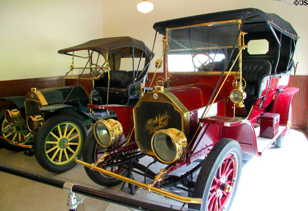 Courier roadster (1910) & Stoddard-Dayton touring ca (1908) at Carillon Historical Park. Dayton, OH.