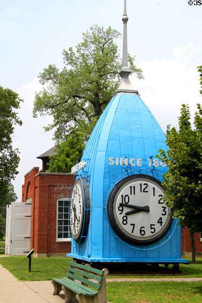 Callahan Building clock (1919) at Carillon Historical Park. Dayton, OH.