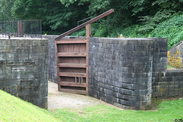 Miami & Erie Canal Lock 17 (1829) moved to Carillon Historical Park. Dayton, OH.
