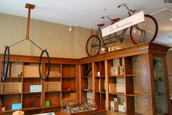 Showroom of Wright Cycle Company Building. Dayton, OH.