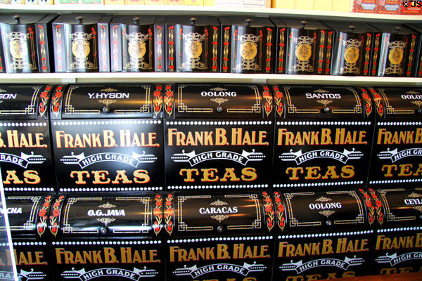 Teas in Hale's Grocery store at Dayton Aviation Heritage National Historical Par. Dayton, OH.