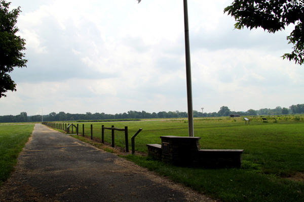 Huffman Prairie Flying Field where Wright Brothers trained many of the world's first pilots (1910-15). Dayton, OH.