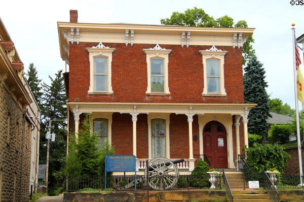 William T. Sherman House Museum birthplace of Civil War general (137 E. Main St.). Lancaster, OH.