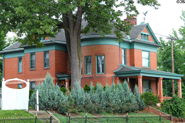Woodin-Stoughton Home (1897) (121 N. High St.). Lancaster, OH. Style: Richardsonian Romanesque.