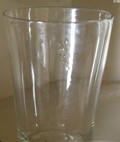 John Johnston's flip glass for popular 18th-19th C drink at Johnston Farm. Piqua, OH.