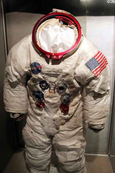 Neil Armstrong's Apollo 11 backup space suit (1969) at Neil Armstrong Museum. Wapakoneta, OH.