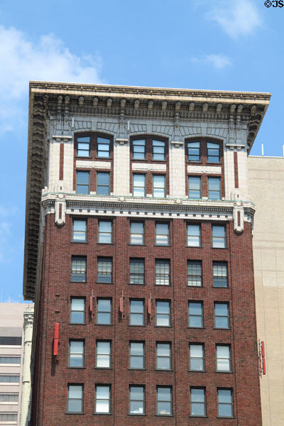 Upper story details of Metropolitan Bank Center (now 75 Public Square). Cleveland, OH.