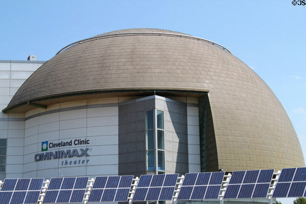 Omnimax Theater at Great Lakes Science Center. Cleveland, OH.