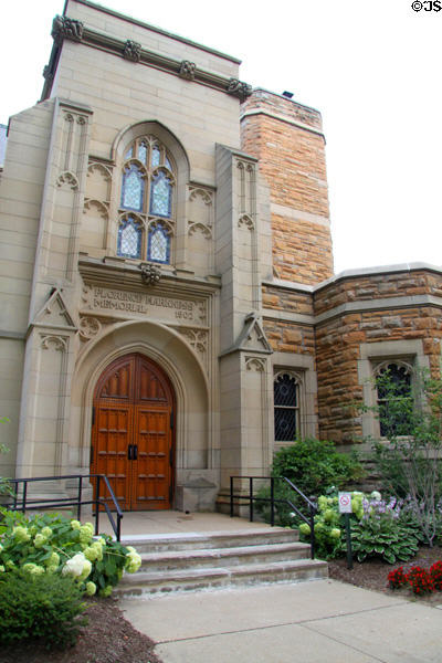 Florence Harkness Chapel (1902) at Case Western Reserve University. Cleveland, OH. Architect: Charles F. Schweinfurth.