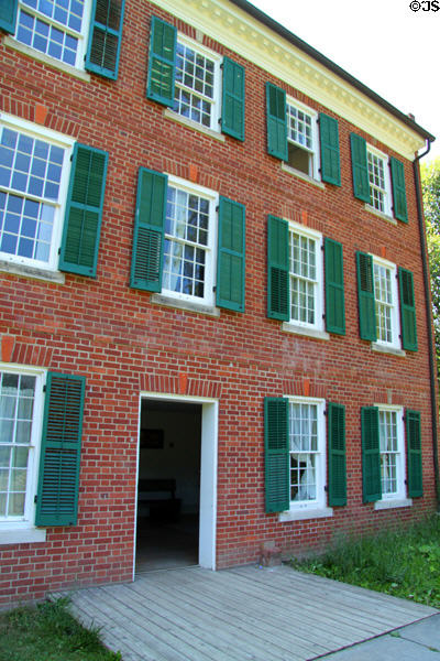 Jonathan Hale House (1825) original to the Hale Farm. Cleveland, OH. Style: Federal.