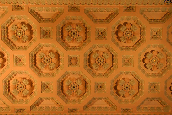 Ceiling of Supreme Court of Oklahoma in State Capitol. Oklahoma City, OK.