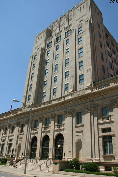 United States Bankruptcy Court (1932) (9 floors) (215 Dean A. McGee Ave.). Oklahoma City, OK. Architect: James Knox Taylor. On National Register.