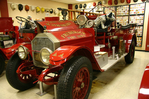 American LaFrance triple combination pumper (1917) at Oklahoma State Firefighters Museum. Oklahoma City, OK.