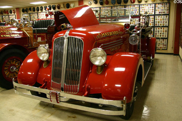 Seagraves fire engine (1928) at Oklahoma State Firefighters Museum. Oklahoma City, OK.
