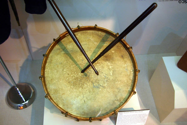 Civil War drum (c1863) at Oklahoma History Center. Oklahoma City, OK.