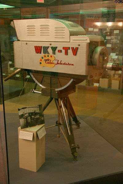WKY color TV camera (1954) at Oklahoma History Center. Oklahoma City, OK.