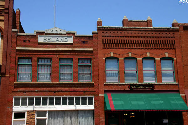 Beland Commercial Building (1920) (118 W Harrison Ave.). Guthrie, OK.