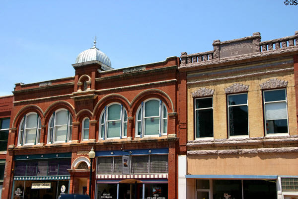 Bierer-Anderson (1898) plus Farquarson (1907) (W Oklahoma Ave.) buildings. Guthrie, OK.