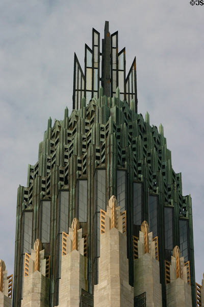 Crown of Boston Avenue Methodist Church. Tulsa, OK.