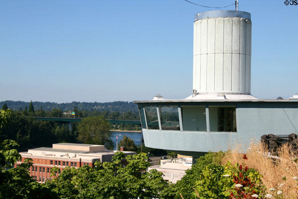 Oregon City Municipal Elevator & observation deck (1954) (610 Bluff St.). Oregon City, OR.