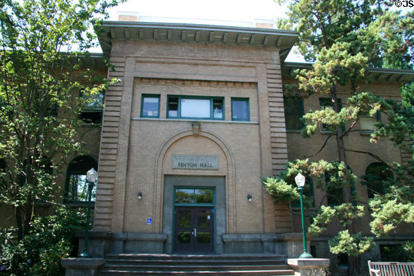 Fenton Hall (1906) first library at University of Oregon. Eugene, OR. Architect: Yousa D. Hensill.
