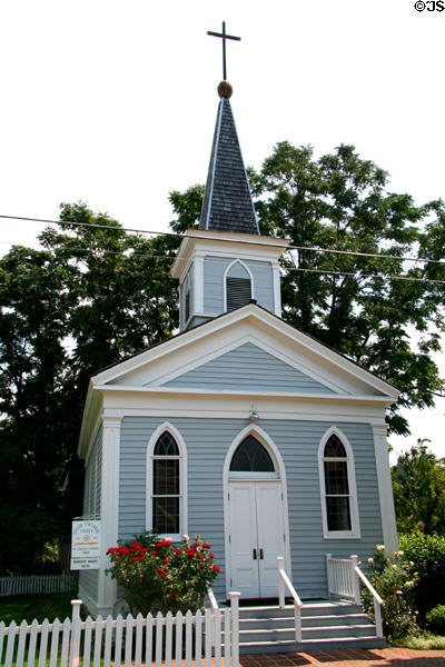 St Joseph's Catholic Church (1858) (N 4th at D St.). Jacksonville, OR. Style: Gothic Revival.
