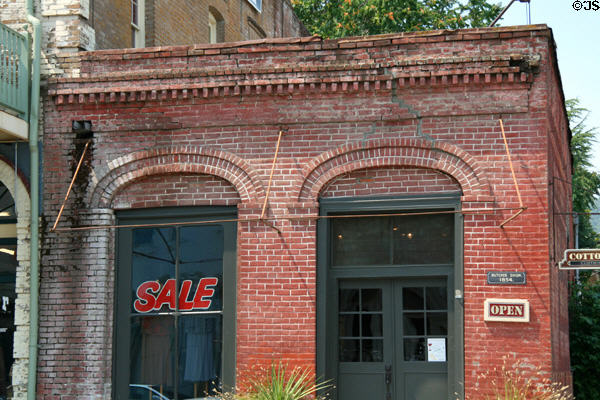Butcher Shop (1854) (110 S Oregon St.). Jacksonville, OR.