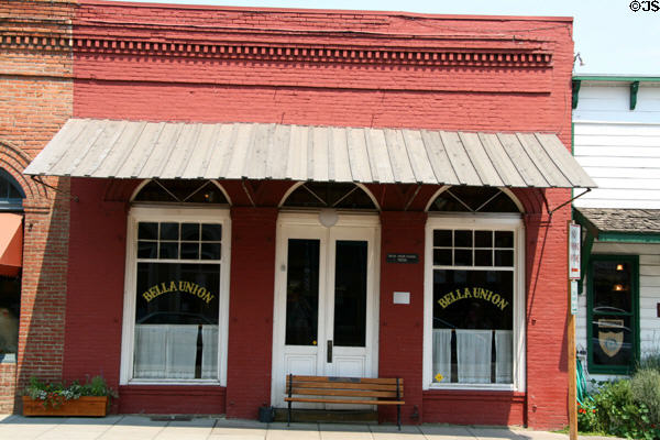 Bella Union Saloon (1856) (170 W California St.). Jacksonville, OR.
