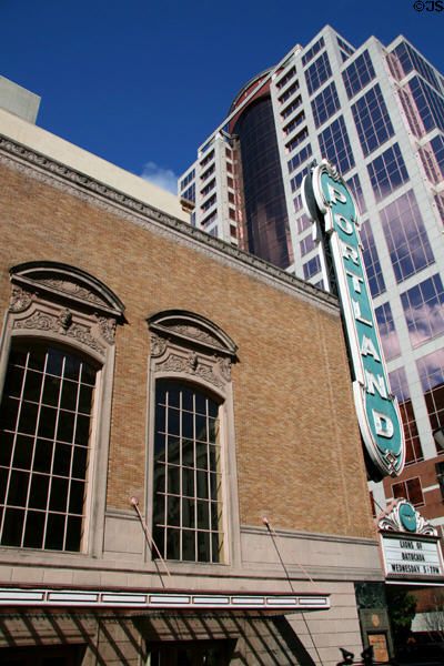 Paramount Theatre & 1000 Broadway. Portland, OR.