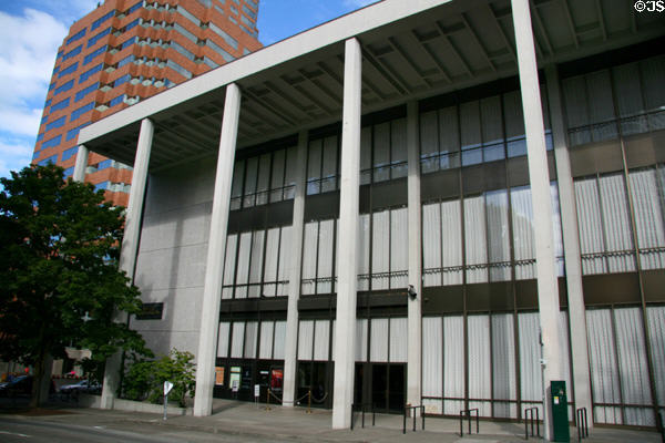 Keller Auditorium (1968) (222 SW Clay St.). Portland, OR. Architect: Freedlander & Seymour Jr..