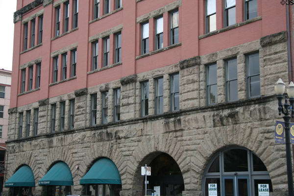 Haseltine Building (1893) (133 SW 2nd Ave.). Portland, OR. Style: Richardsonian Romanesque.