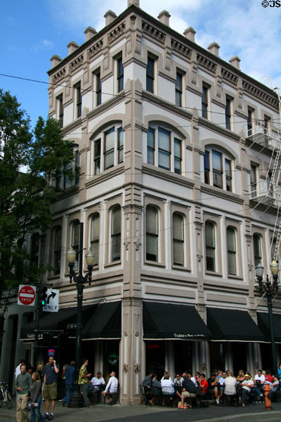 Van Rensselaer Building (1878) (65 SW Yamhill St.). Portland, OR. Style: Italianate.