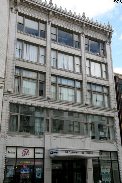 Broadway Building (1913) (715 SW Morrison St.). Portland, OR. Style: Classical Revival. Architect: E.B. MacNaughton. On National Register.