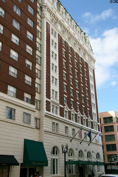 Benson Hotel (1913) (309-319 SW Broadway). Portland, OR. Architect: Doyle, Patterson & Beach. On National Register.