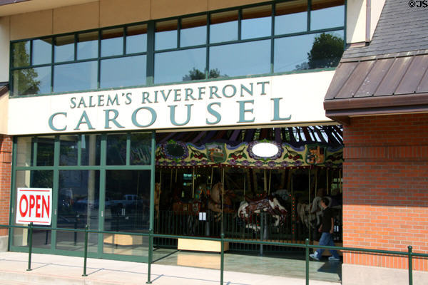 Salem's Riverfront Park Carousel (2001) (101 Front St. NE). Salem, OR.
