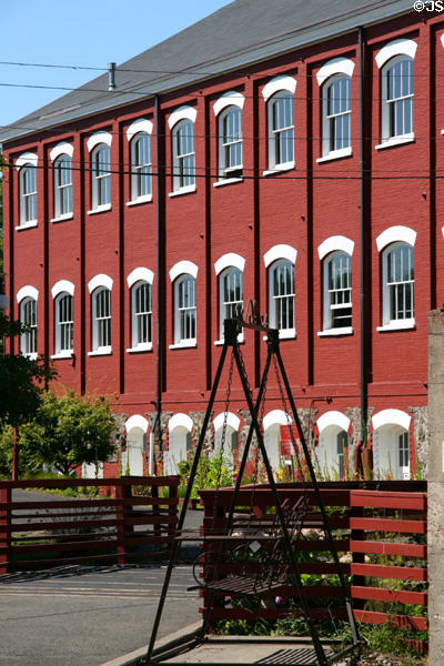 Thomas Kay Woolen Mill (1898) at Mission Mill Museum. Salem, OR. Architect: Walter D. Pugh. On National Register.